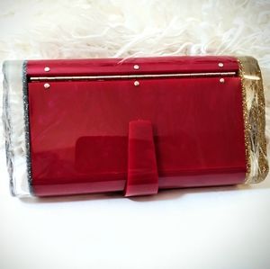 Edie Parker Acrylic Lara Clutch